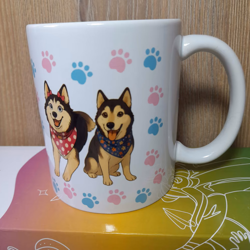 Mug Mascotas Personalizado Doble Vista 2